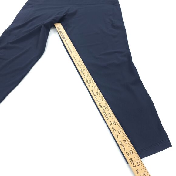 ATHLETA Salutation Stash Pocket || Tight Leggings Navy Blue Athleisure Yoga 2X - Picture 4 of 9